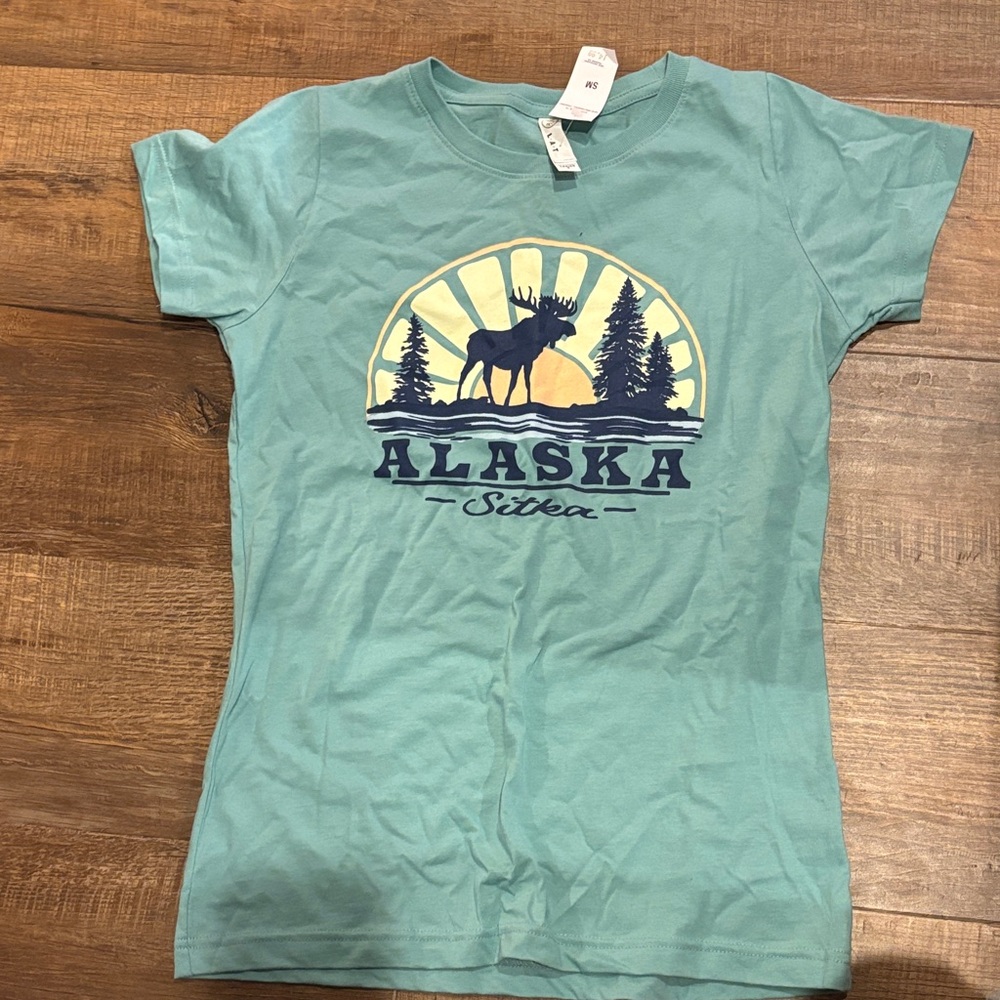 Alaska Sitka Women's Teal Short Sleeve Tee